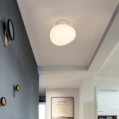 Italian style white bubble glass pendant lamp kitchen light