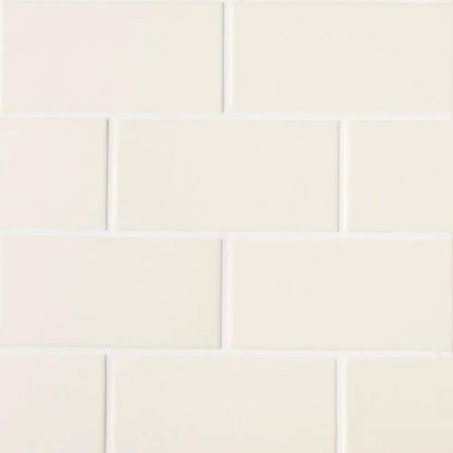 Conch Matte Subway Ceramic Tiles 3x6
