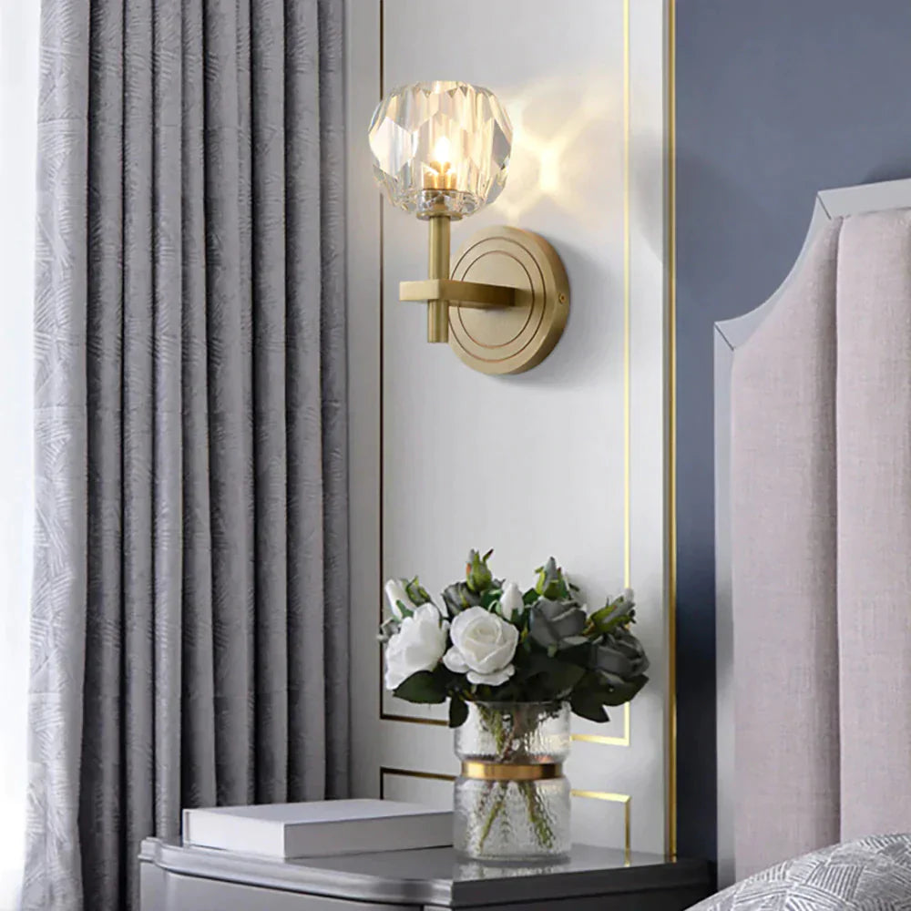 DecorBites™ Ivy | Crystal Wall Lamp