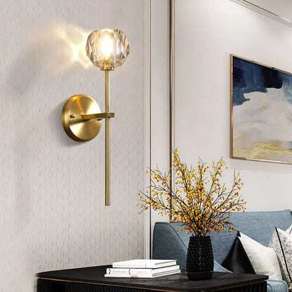 DecorBites™ Ivy | Crystal Wall Lamp
