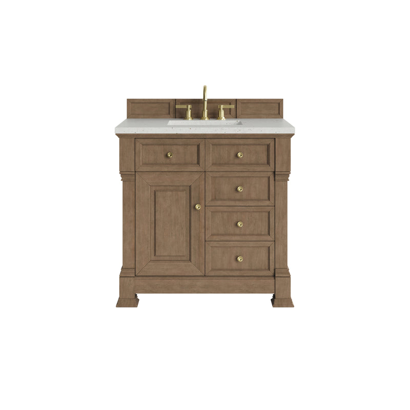 James Martin Brookfield 36" Single Bathroom Vanity, Pecan