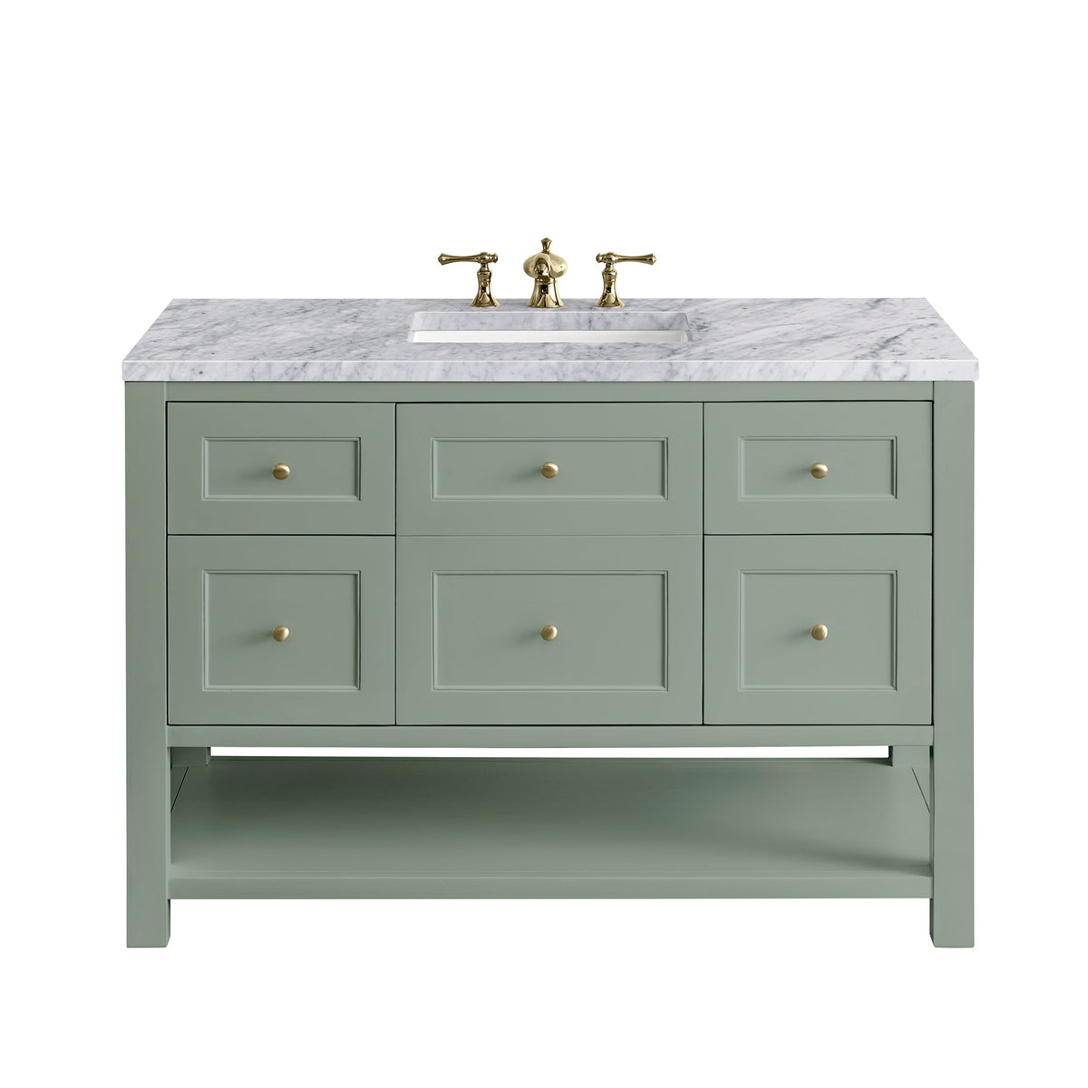 James Martin Breckenridge 48" Single Bathroom Vanity, Smokey Celadon