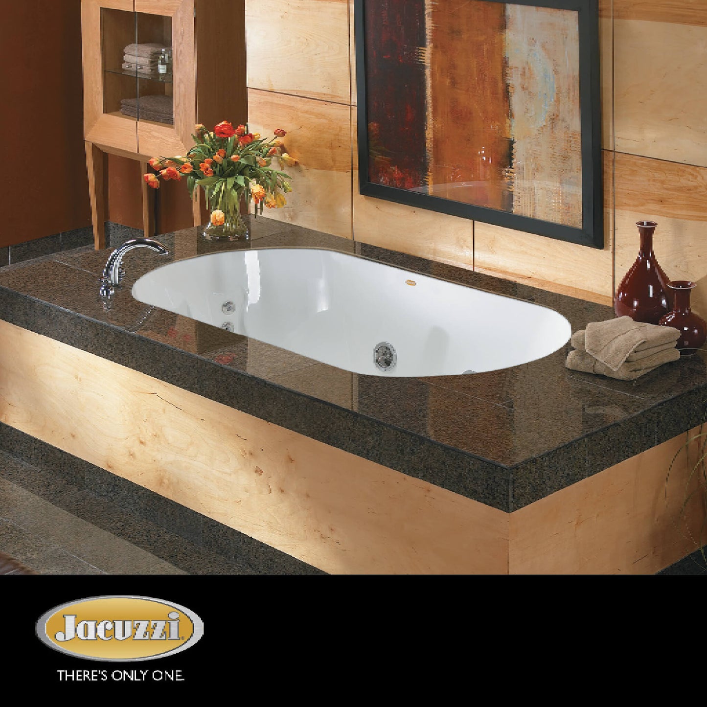 Jacuzzi Duetta 66-Inch Premium Undermount Whirlpool Bathtub [JDUE6636WCR2H] (SAK36096)