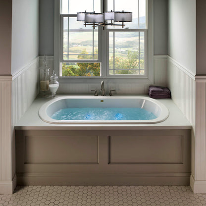 Jacuzzi Duetta 66-Inch Premium Undermount Whirlpool Bathtub [JDUE6636WCR2H] (SAK36096)