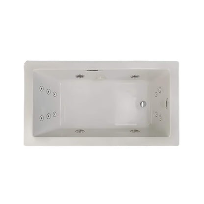 Jacuzzi Elara 72-Inch Drop-In Whirlpool Bathtub With 10 AccuPro Jet [JELA7242WRL2HX] (SAK32651)