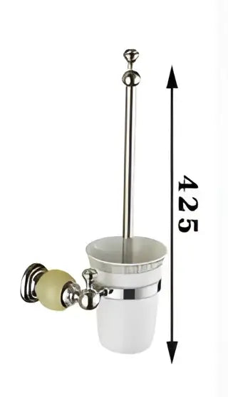 Jade bathroom set chrome & pale green accessories – bathroom