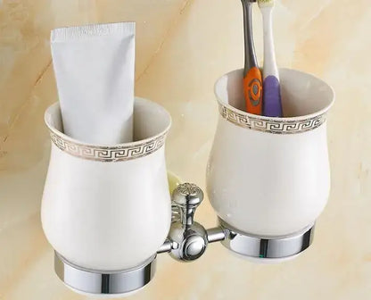 Jade bathroom set chrome & pale green accessories – bathroom
