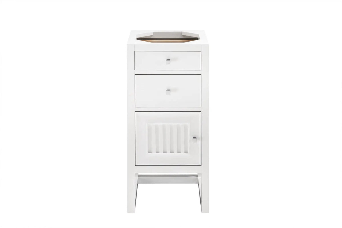 James Martin Athens 15" Base Cabinet, Glossy White