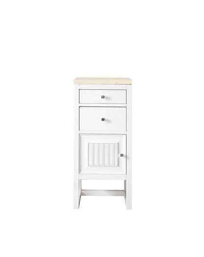 James Martin Athens 15" Base Cabinet, Glossy White