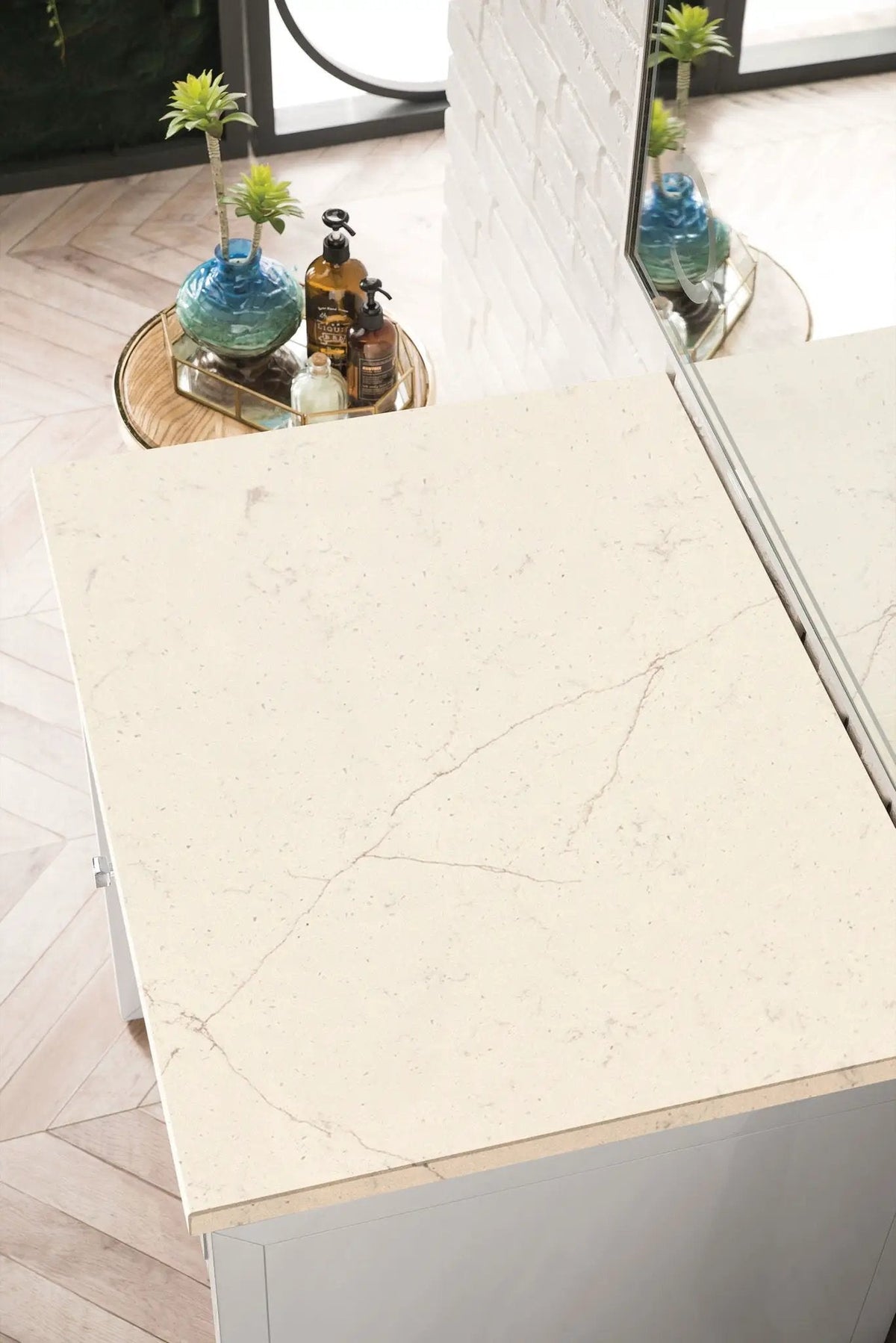 James Martin Athens 30" Countertop Unit, Glossy White