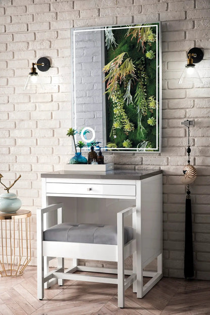 James Martin Athens 30" Countertop Unit, Glossy White