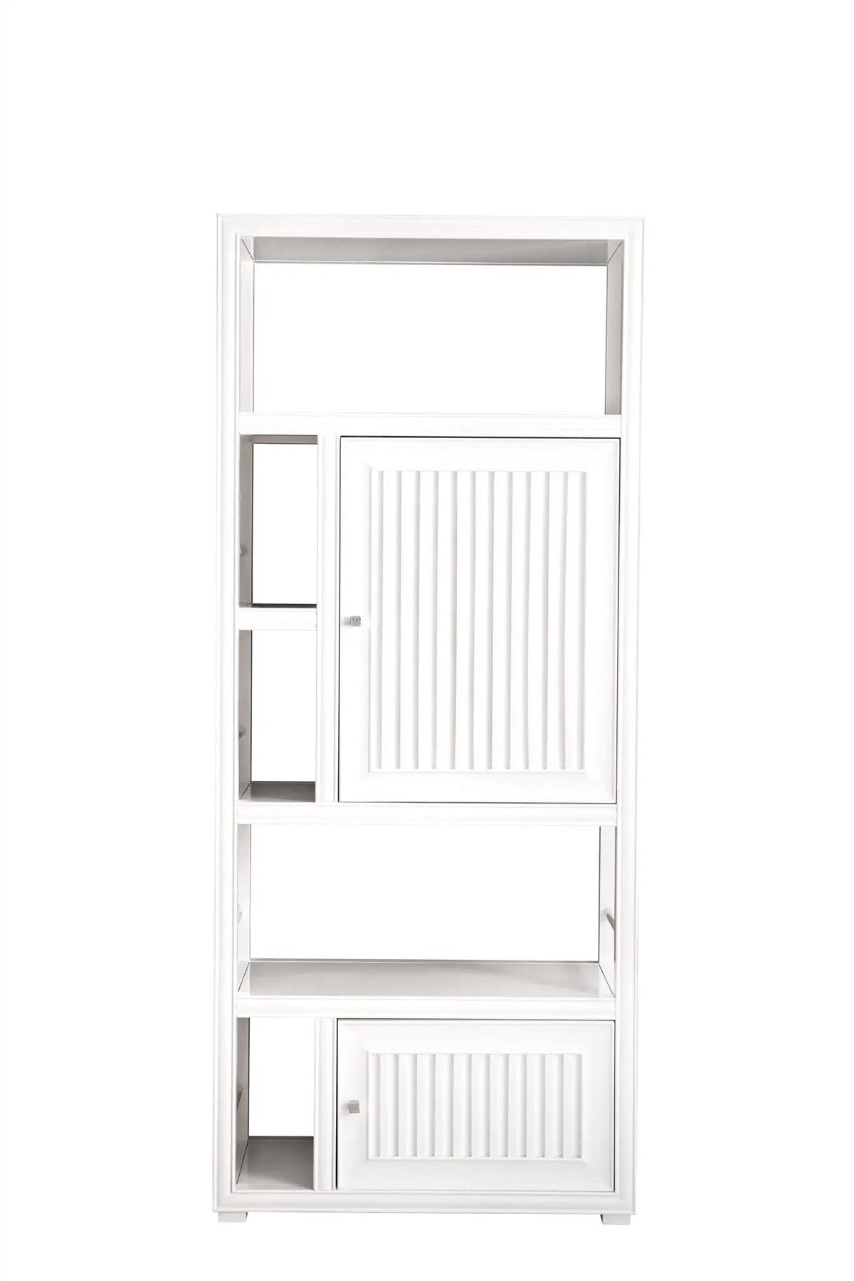 James Martin Athens 30" Linen Cabinet, Glossy White