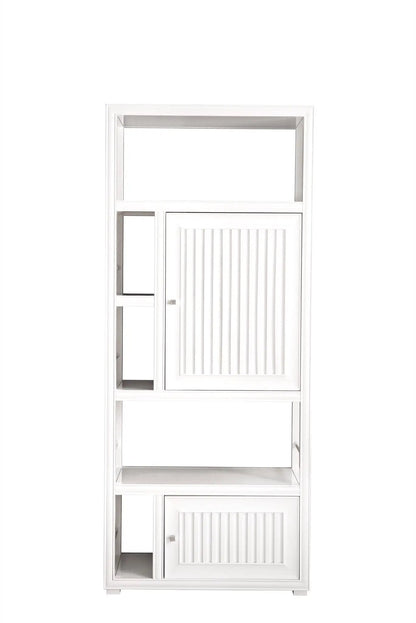 James Martin Athens 30" Linen Cabinet, Glossy White