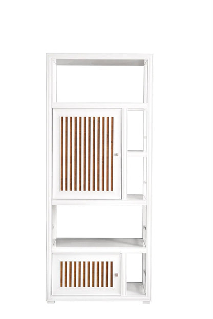 James Martin Athens 30" Linen Cabinet, Glossy White