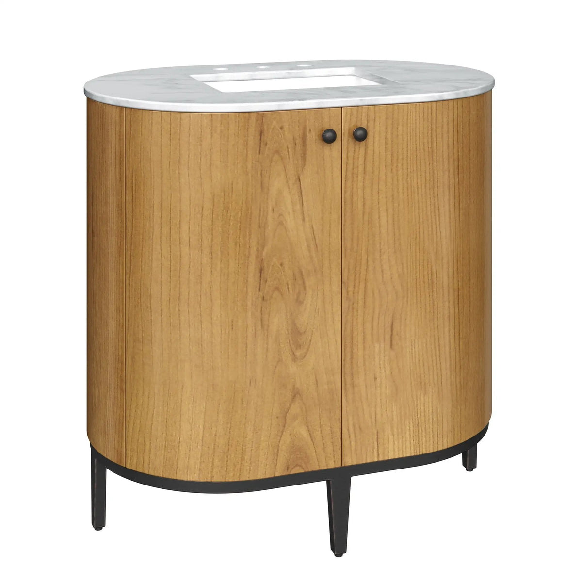 James Martin Bellamy 36" Single Bathroom Vanity, Rustic Oak