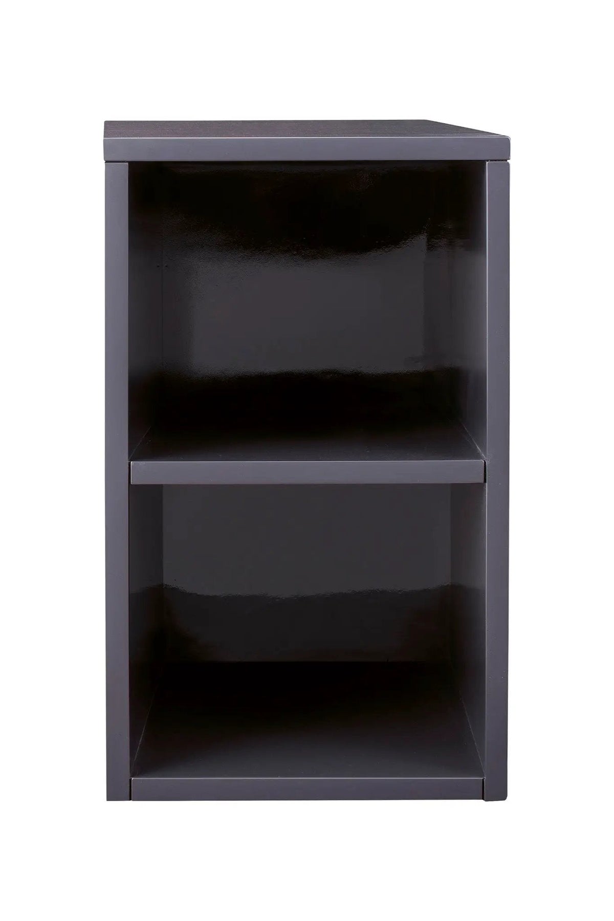 James Martin Milan 12" Storage Cabinet, Modern Grey Glossy