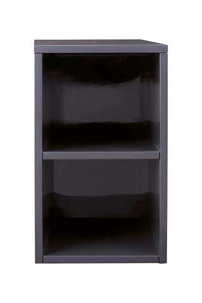 James Martin Milan 12" Storage Cabinet, Modern Grey Glossy