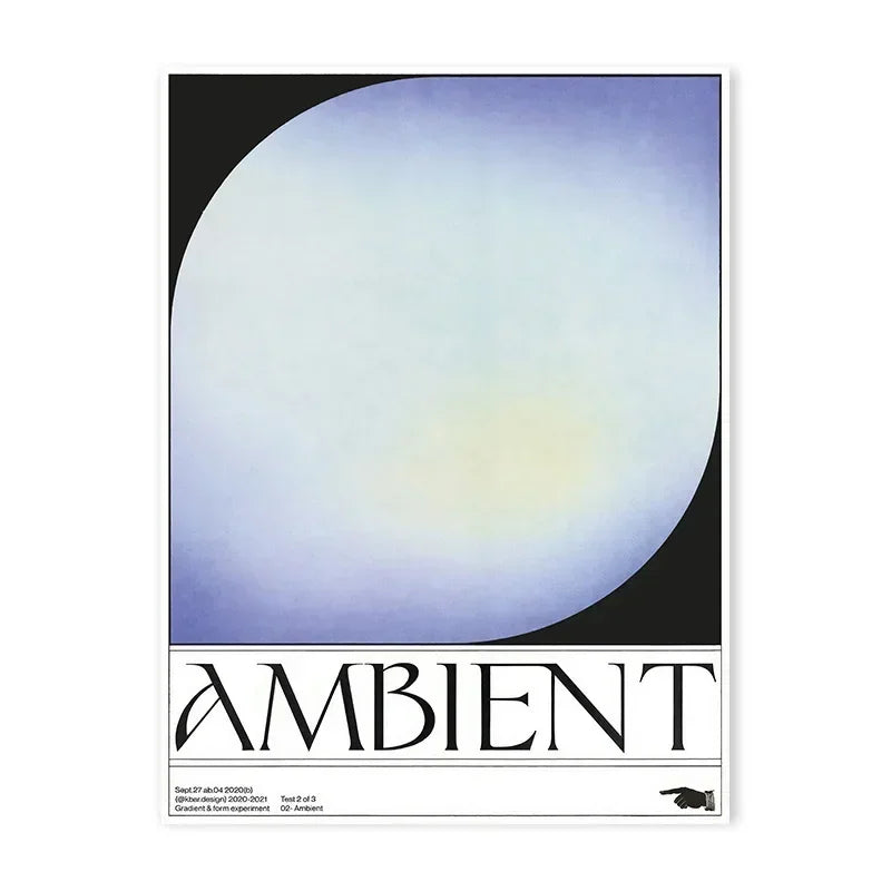 DecorBites™ Japanese Abstract Blue Wave Canvas Print