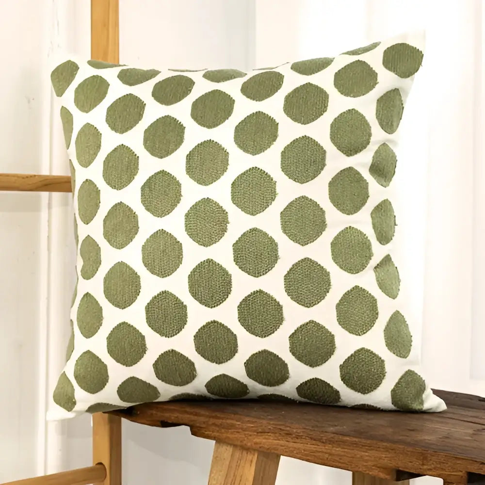 Japanese floral cotton linen embroidery pillowcase bedroom decor