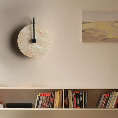 Japanese style beige stone and iron led wall lights bedroom sconce