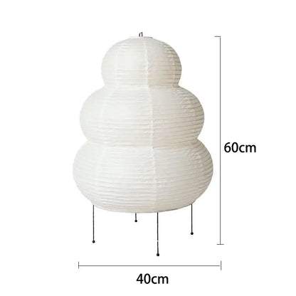 Japanese style rice paper desk lamp bedroom lantern lighting
