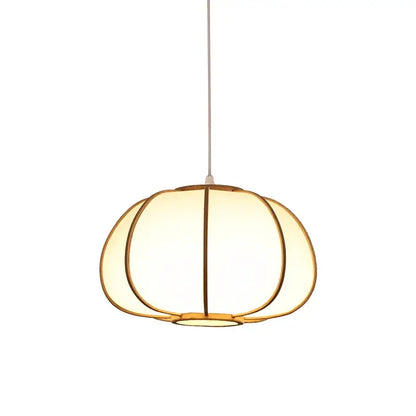 Japanese zen bamboo pendant lamp for tea room or living room
