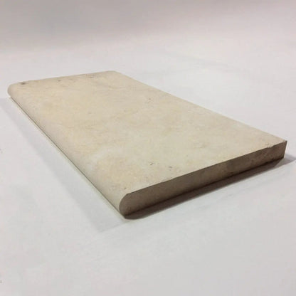 Jerusalem Honed Bullnose Limestone Pavers 12x24