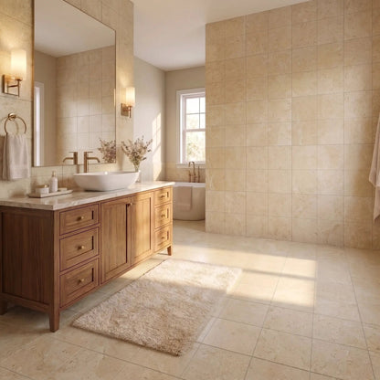 Jerusalem Light Honed Limestone Tiles 12x12