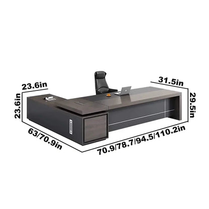 Carlaw · Modern L-Shaped Executive Desk