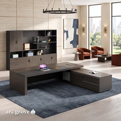 Carlaw · Modern L-Shaped Executive Desk