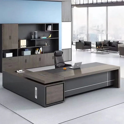 Carlaw · Modern L-Shaped Executive Desk