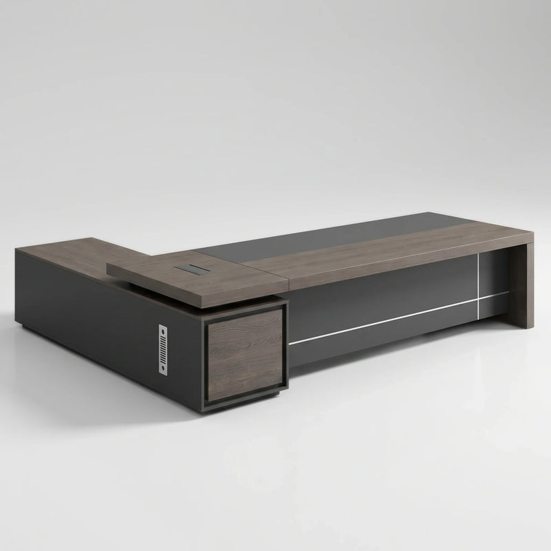 Carlaw · Modern L-Shaped Executive Desk