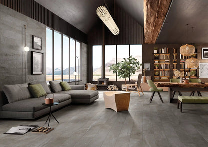 Journey Contemporary Dark Stone Look Porcelain Tiles 12x24