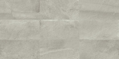 Journey Modern Grey Stone Look Porcelain Tiles 24x48