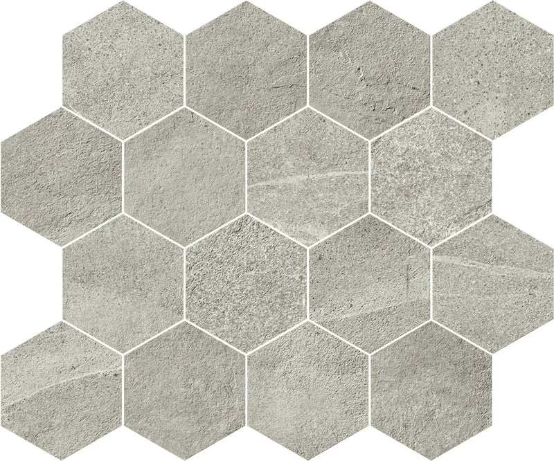 Journey Modern Grey Mosaic D Stone Look Porcelain Mosaics 12x10