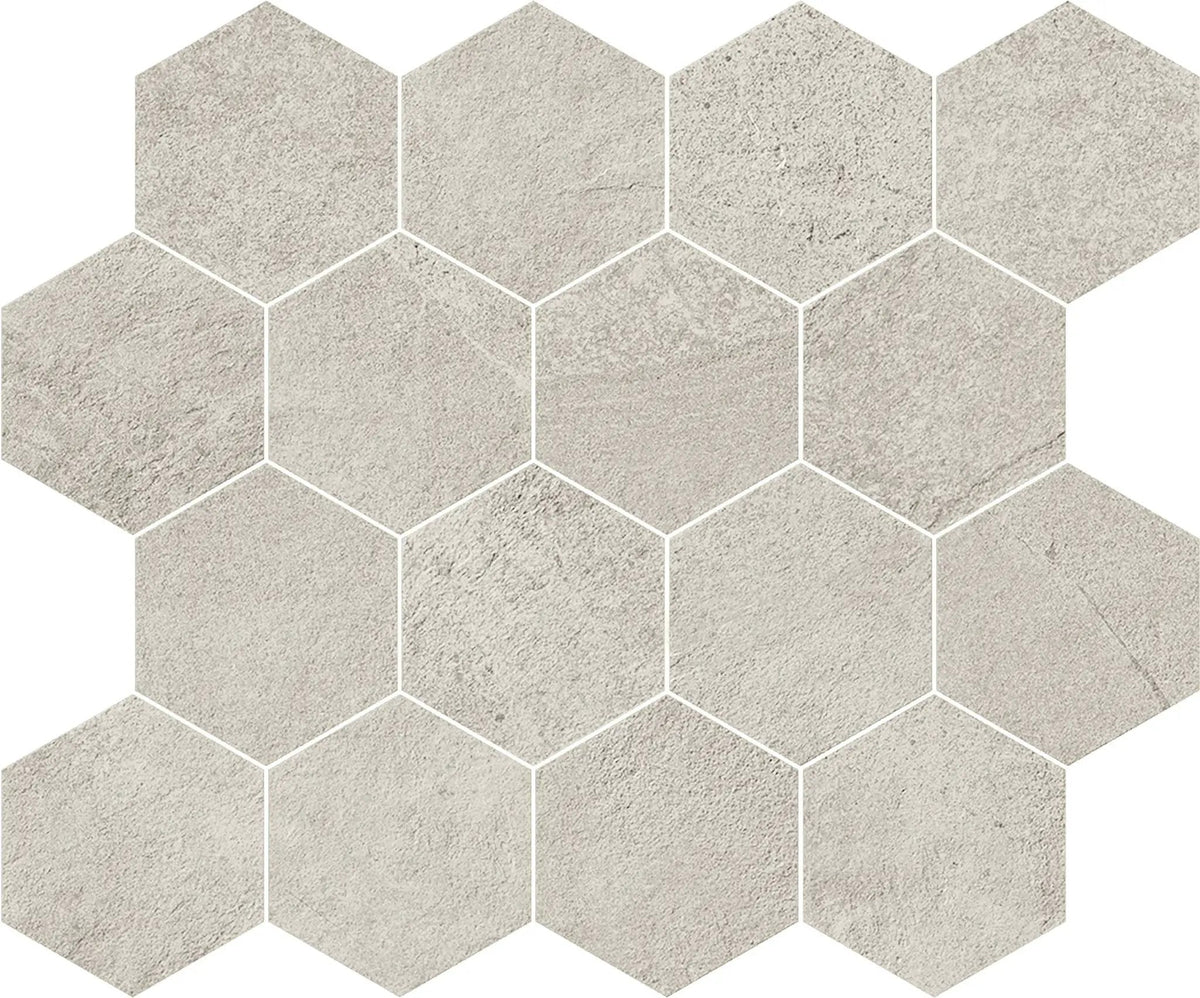 Journey Natural Ivory Mosaic D Stone Look Porcelain Mosaics 12x10