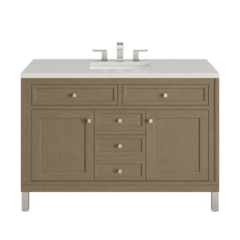 James Martin Chicago 48" Single Bathroom Vanity, Walnut Whisper