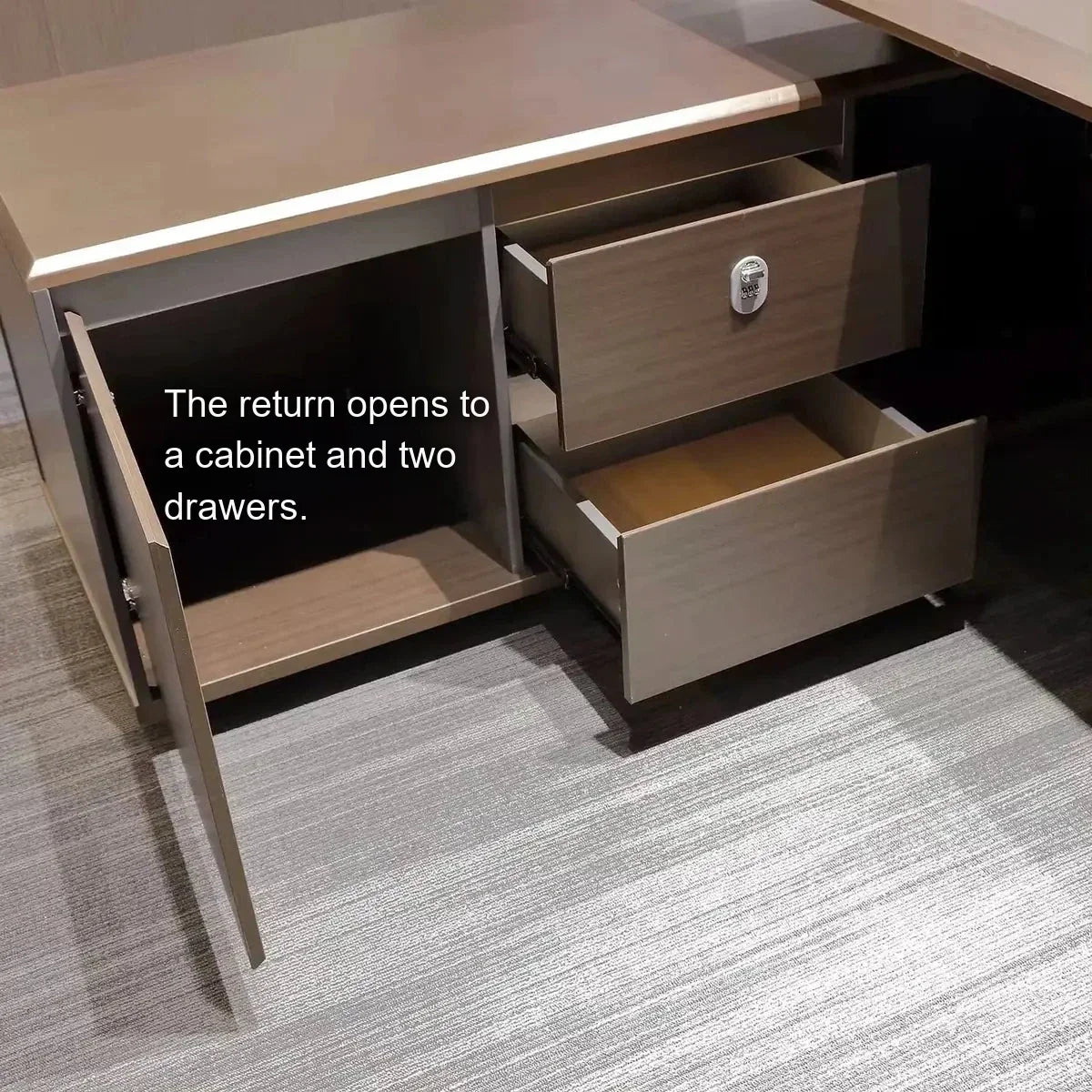 Milner · Modern L-Shaped Executive Desk