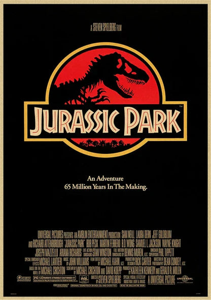 DecorBites™ Jurassic Park Dinosaur Canvas Wall Art
