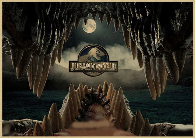 DecorBites™ Jurassic Park Dinosaur Canvas Wall Art
