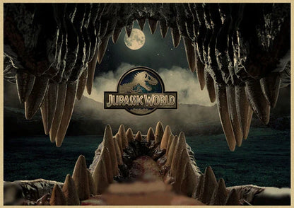 DecorBites™ Jurassic Park Dinosaur Canvas Wall Art