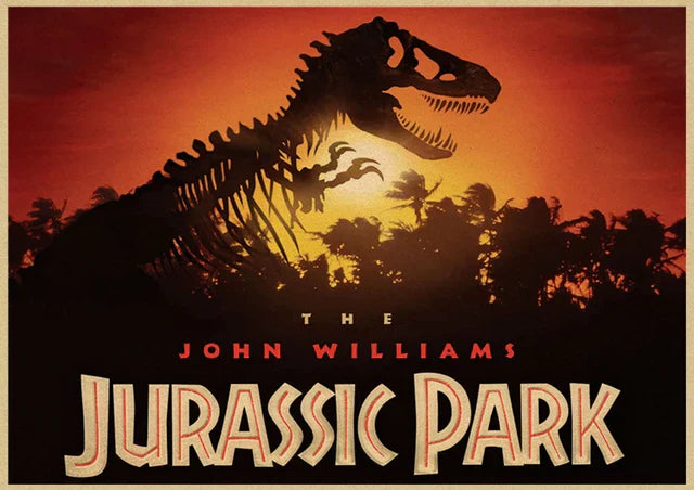 DecorBites™ Jurassic Park Dinosaur Canvas Wall Art