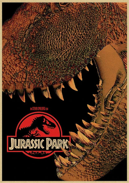 DecorBites™ Jurassic Park Dinosaur Canvas Wall Art