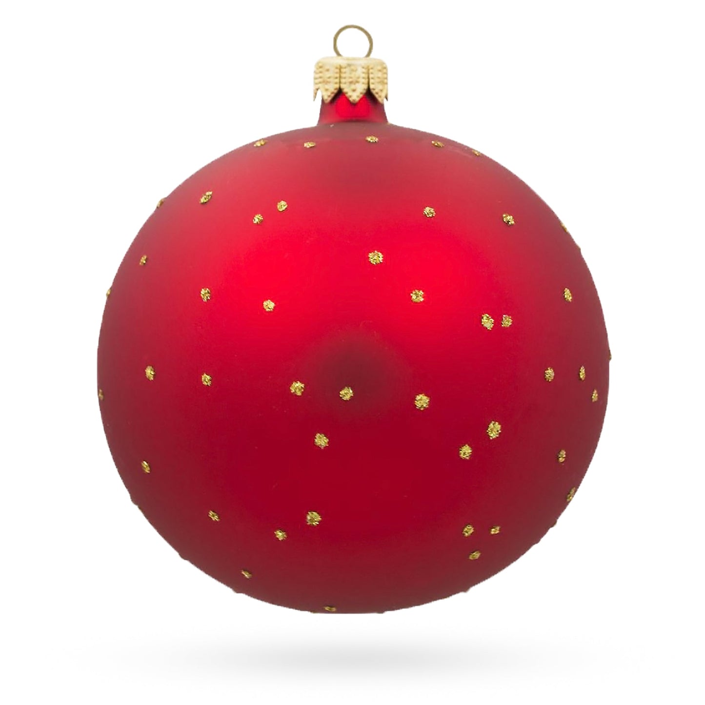Santa Filling Stockings by a Cozy Fireplace Glass Ball Christmas Ornament 4 Inches