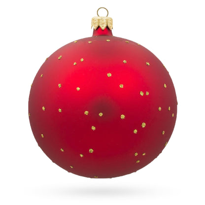 Santa Filling Stockings by a Cozy Fireplace Glass Ball Christmas Ornament 4 Inches