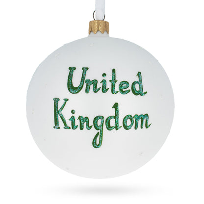 Big Ben, London, United Kingdom Glass Ball Christmas Ornament 3.25 Inches