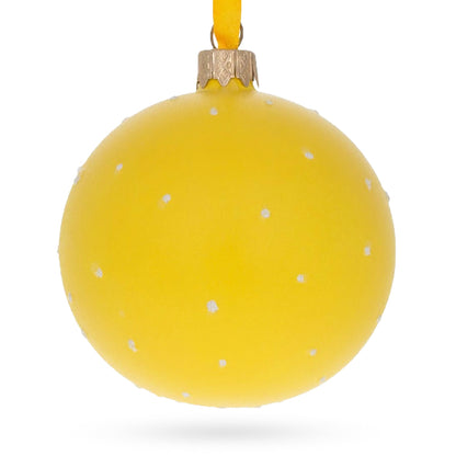 Cheeky Wink and Kiss Facial Expressions Glass Ball Christmas Ornament 3.25 Inches