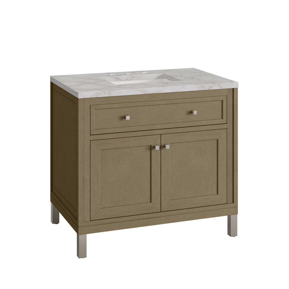 James Martin Chicago 36" Single Bathroom Vanity, Walnut Whisper