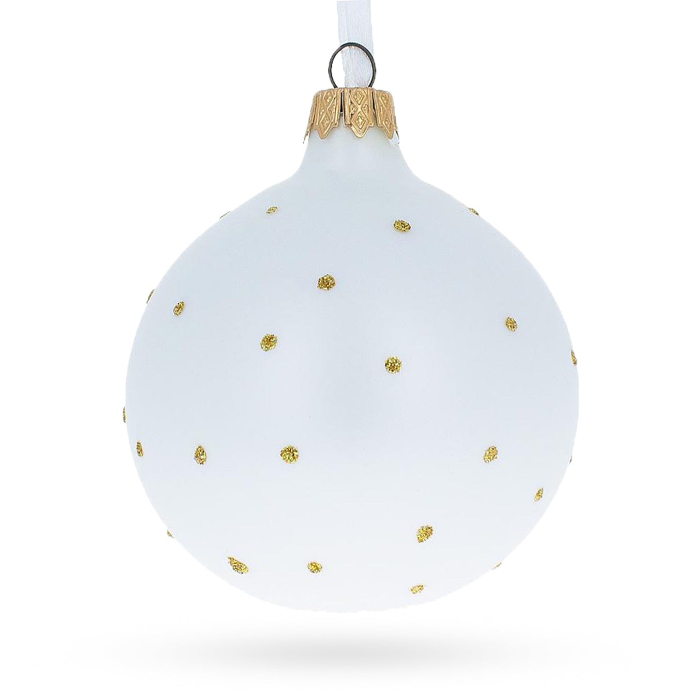 Spiritual Pastor in the Church Glass Ball Christmas Ornament 3.25 Inches