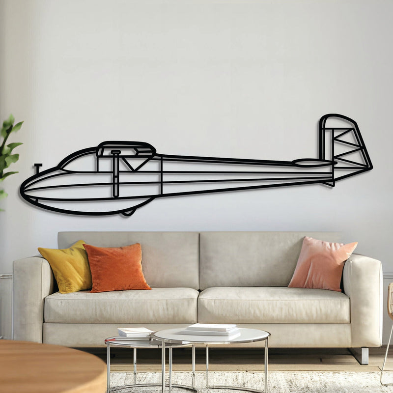 KA-4 Metal Aircraft Wall Art - NCP0573, front view